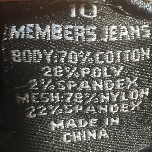 Members Jeans Bootcut Size 10 Women’s Stretch Dark Wash Denim Y2K Retro - Picture 4 of 10